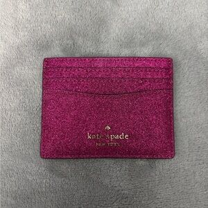 kate spade Sparkling Pink Card Holder